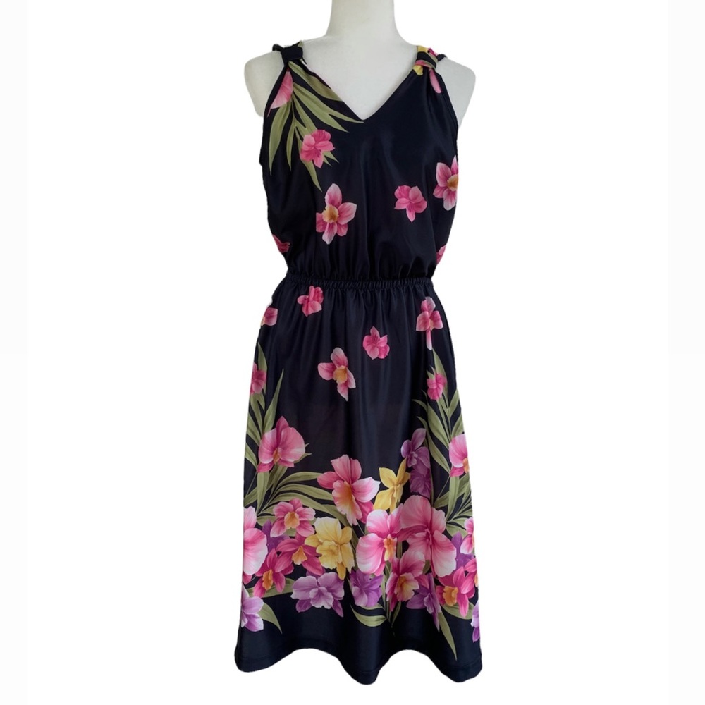 Vintage CW Classics 1980’s Floral Sleeveless Dress